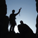 Trad climbing in Tenerife