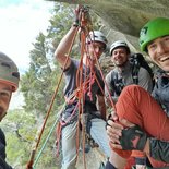 Découverte grande voie d'escalade (Pays de Savoie)