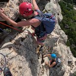 Multi pitch route climbing stay in Corsica