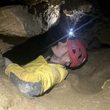Spéléo sportive: grotte de la Bouhadère (Lourdes)