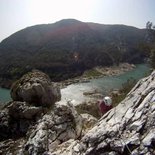 Via ferrata des gorges du Gardon à Collias (Gard)