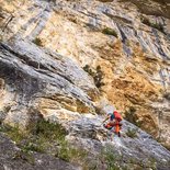 Via corda de Choranche (Vercors)