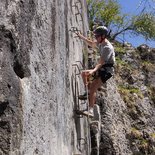 Roche au Dade via ferrata (Morez, Jura)