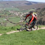 Downhill mountain biking in Morvan (Autun, Burgundy)