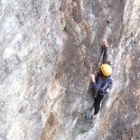 Multi pitch route climbing stay in Ailefroide
