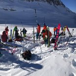 Snow/avalanche training in Vars (Hautes-Alpes)