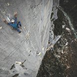 Multi-pitch climbing in the Verdon Gorges
