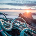 Climbing: technical course on rope handling (Vercors)