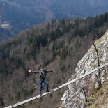 "Roche Veyrand" discovery via ferrata (Chartreuse)