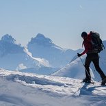 Snowshoeing New Year's Eve in the Vercors Highlands