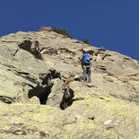 Multi pitch route climbing in Haute-Savoie or Aosta valley