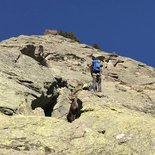 Grande voie d'escalade en Haute-Savoie ou val d'Aoste