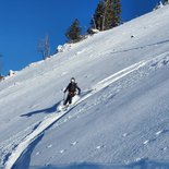 Crossing the Hautes Bauges by ski touring