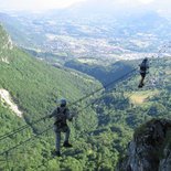 Via ferrata « La Grotte à Carret » (Bauges, Savoie)