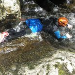 Sport canyon of the Argence gorges (Aveyron)