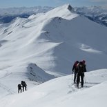 Snowshoeing trek in the Beaufortain (Savoie)