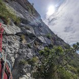 Escalade de grande voie dans le massif du Vercors