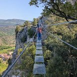 Via ferrata des balcons de l'Orb (Hérault)