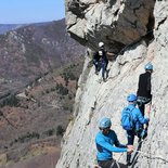 Via corda en Ardèche