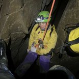 Spéléo sportive: grotte de la Bouhadère (Lourdes)
