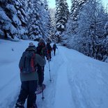 Après-midi raquettes aux Saisies (Savoie)