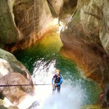 Pont du Diable canyon (Bauges massif, Savoie)