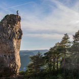 Grande voie d'escalade (gorges du Tarn & de la Jonte)