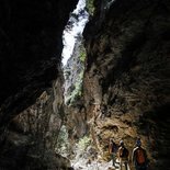Vénascle dry canyon (Verdon)