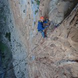 Multi pitch route climbing around Montpellier