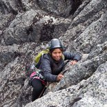 Trad climbing in the Quimsa Cruz Cordillera