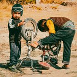 MTB stay on the road of Uzbekistan