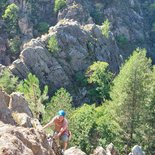 Escalade en Grande Voie Facile en Ardèche
