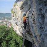 Roche du Mont via ferrata in Ornans (Doubs)