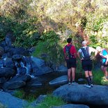 Trail running in the Cirque de Salazie