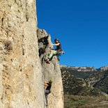Climbing course: fear of falling (Eastern Pyrenees)