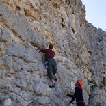 Climbing course in the Baronnies (Provence)