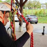 Initiation grande voie d'escalade (Haute-Savoie)
