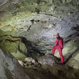 Caving initiation in the Troubat cave (Hautes-Pyrénées)