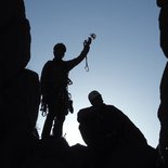 Cours d'escalade en terrain d'aventure (Caroux)