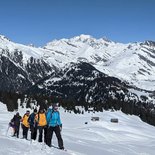 The Grand Mont d'Arêches with snowshoes (Savoie)