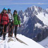 First steps in mountaineering (Mont-Blanc massif)