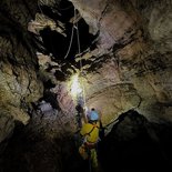 Caving in the Fountarrasse cave (Hautes-Alpes)