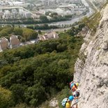 Grenoble via ferrata: Les prises de la Bastille (Isère)