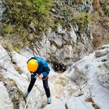 Canyon sec d'Orpierre (Hautes-Alpes)
