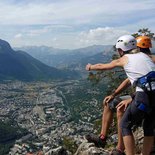 Croix de Toulouse via ferrata in Briançon