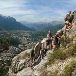 Via ferrata de la Croix de Toulouse à Briançon