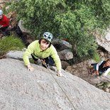 Séance d'escalade autour d'Annecy (Haute-Savoie)