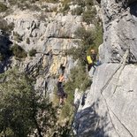 Via corda du Trou du Renard (Gorges du Verdon)