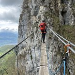 P'tchi via ferrata (Bauges, Savoie)