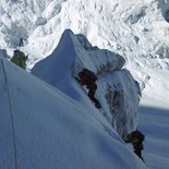 Glacier hike in the Mont-Blanc massif (Haute-Savoie)